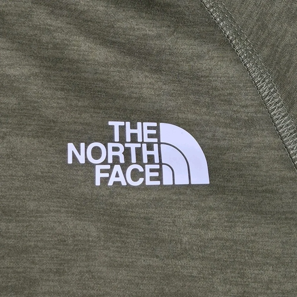 The North Face Canyonlands Men's L Full Zip Fleece Jacket Green Heather Gorpcore